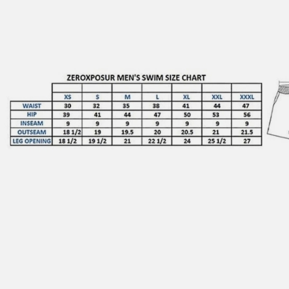 ZeroXposur Mens Red White And Blue Board Shorts Swimwear XL - Picture 8 of 8